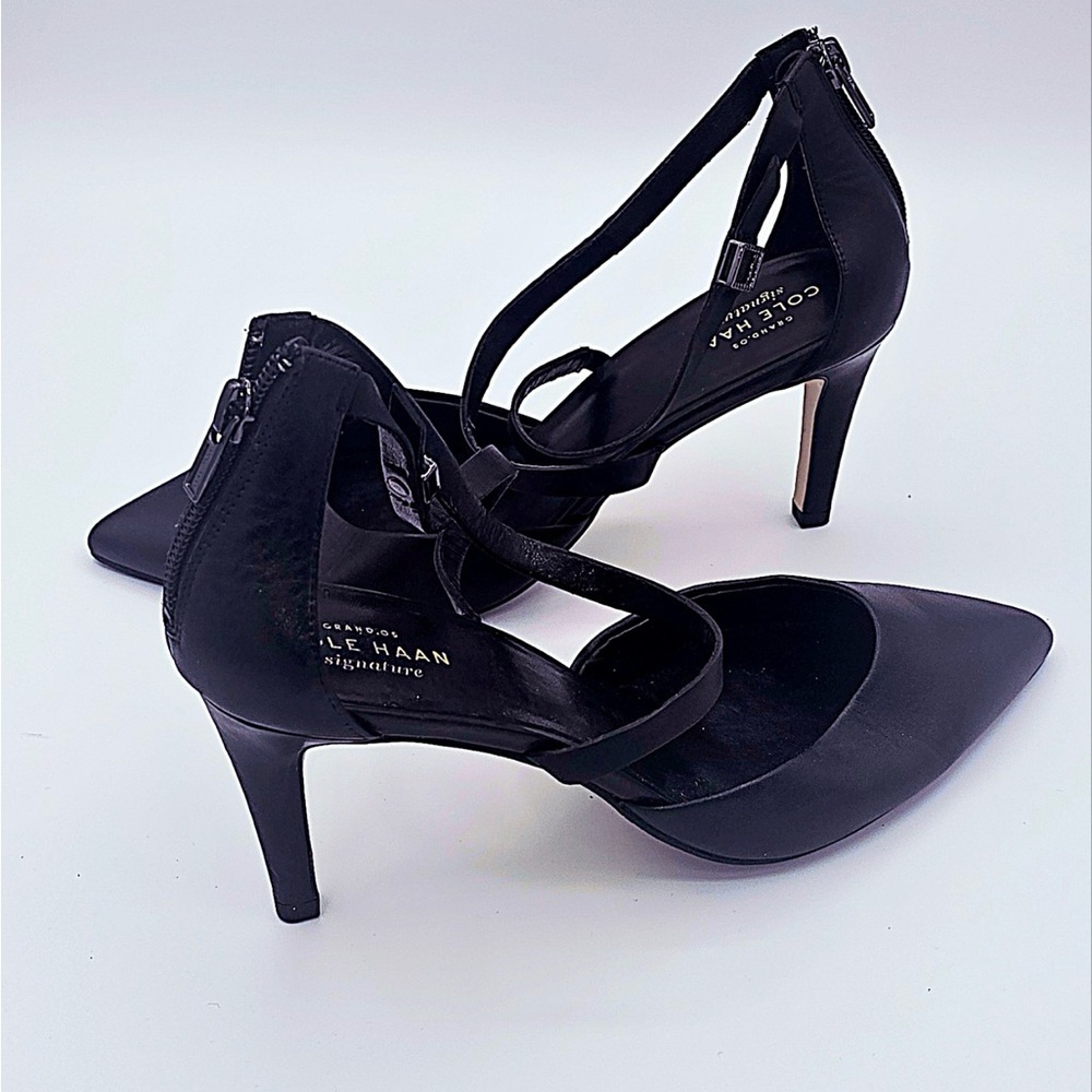 Cole Haan Black Strappy Heels New without box